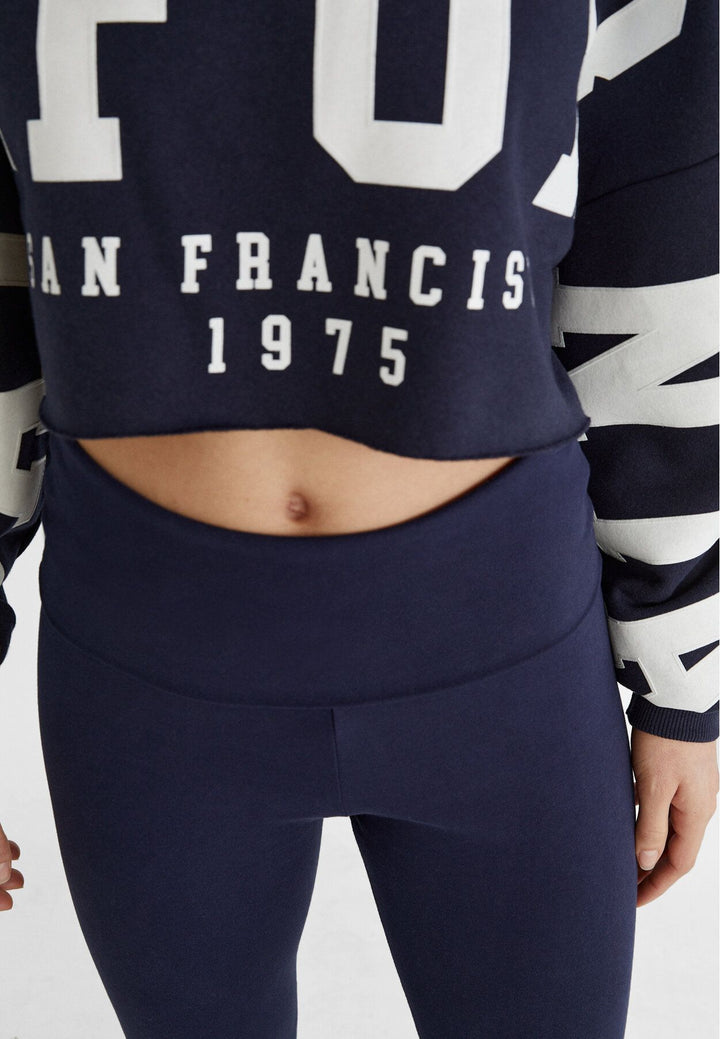 Moudda STRADIVARIUS - Legging Sport Flare avec Ceinture Revers - Tunisie 4