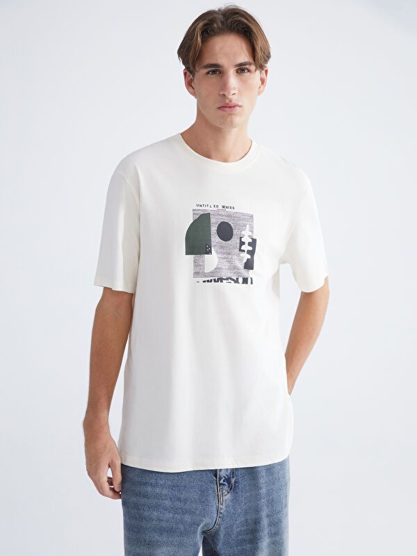 Moudda LC Waikiki - T-shirt imprimé manches courtes en jersey - Tunisie 5