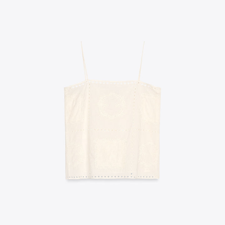 Moudda ZARA - Top Bretelles - Broderie & Perles - Tunisie 1