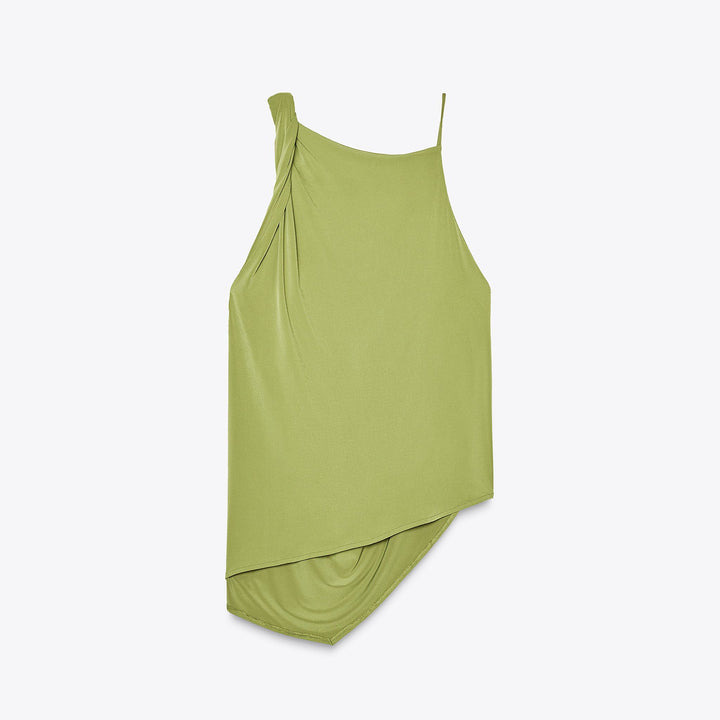 Moudda ZARA - Top Asymétrique - Drapé Fluide - Tunisie 1
