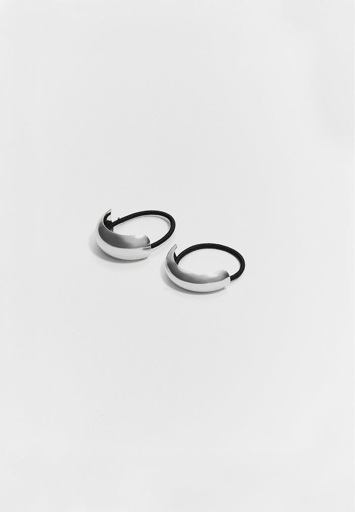 Moudda STRADIVARIUS - Lot de 2 Élastiques à Cheveux Métalliques - Tunisie 4