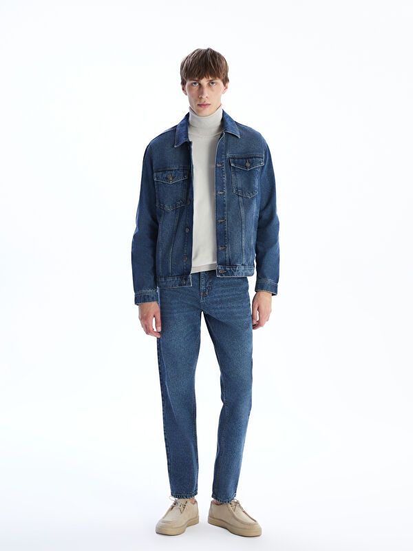 Moudda LC Waikiki - Manteau tissé en denim Homme Rodéo mid indigo - Tunisie 2