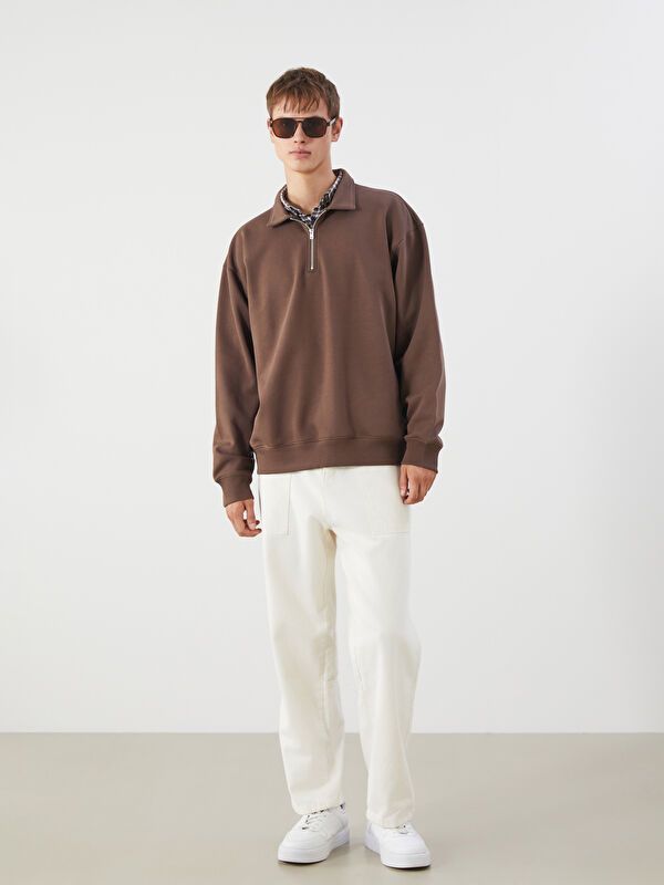 Moudda LC Waikiki - Sweatshirt en jersey Homme Brun - Tunisie 2