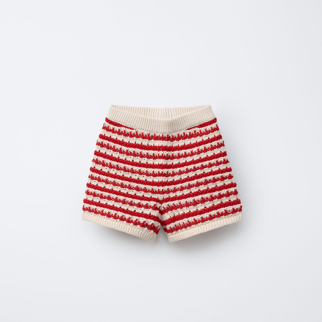 Moudda ZARA - Short Maille Enfant - Rayures (6T) - Tunisie 1