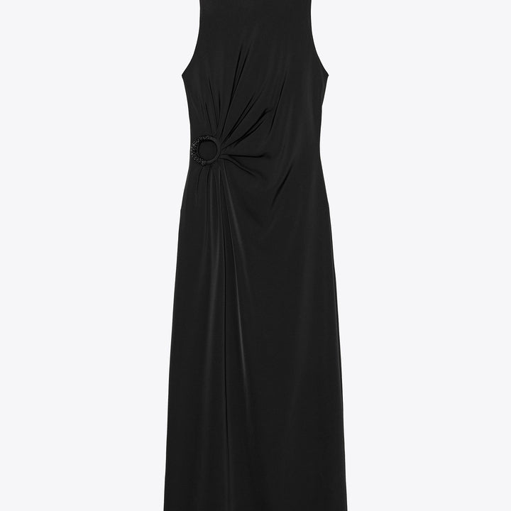 Moudda ZARA - Robe Midi Crêpe - Boucle & Noir Brillant - Tunisie 1