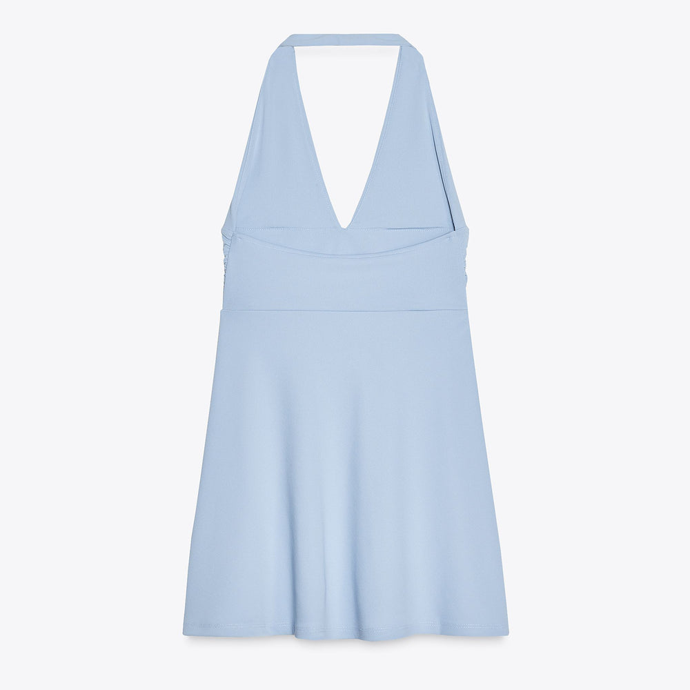 Moudda ZARA - Robe Mini Halter - Col Piqué & Bas Volume - Tunisie 2