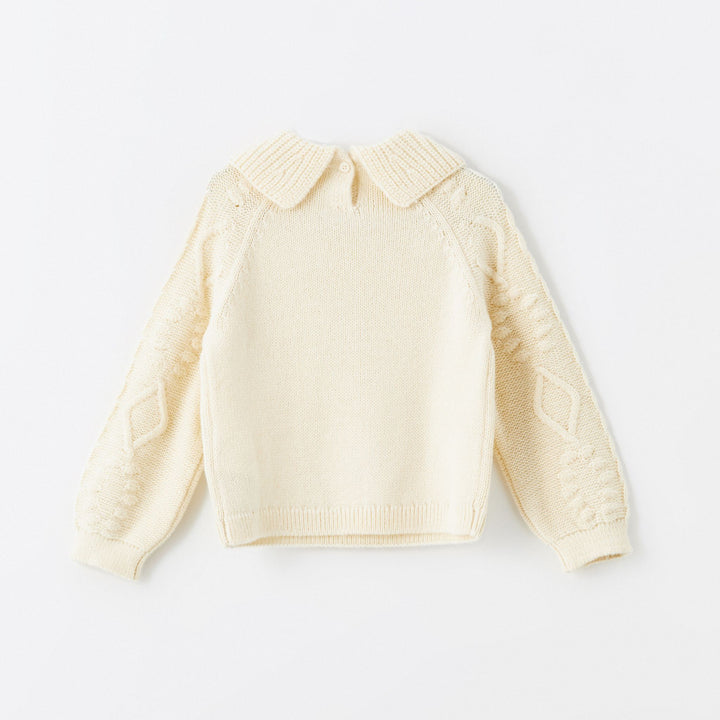 Moudda LC Waikiki - Pull en tricot Fille Crème - Tunisie 3