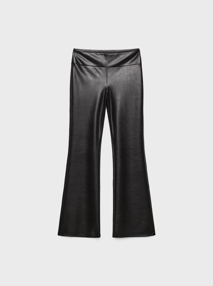 Moudda STRADIVARIUS - Legging D76 Flare en Simili Cuir - Tunisie 4