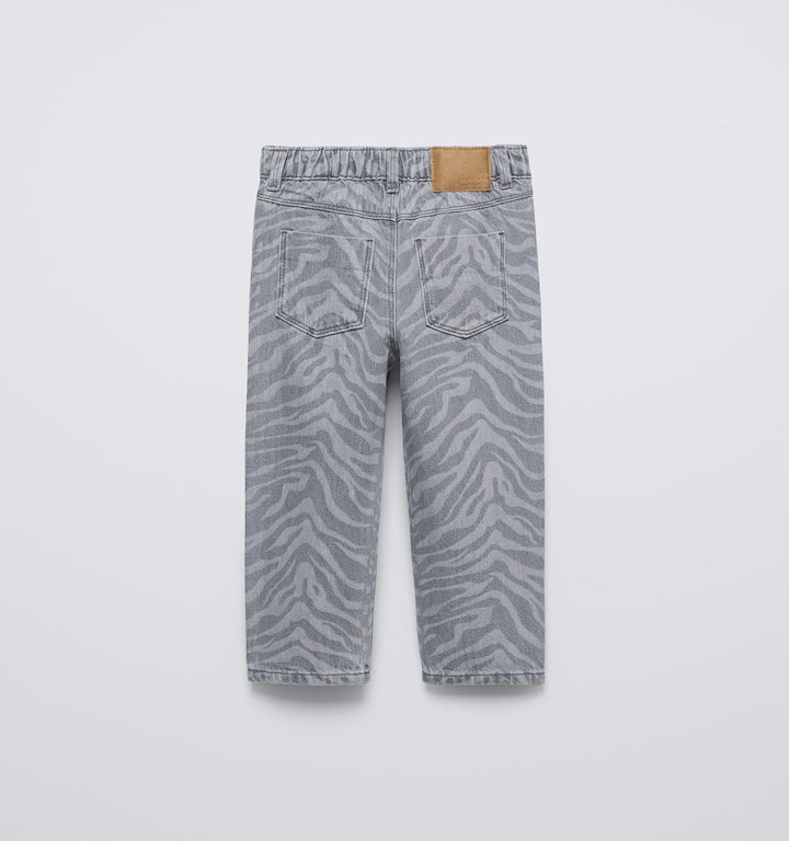 Moudda ZARA - Pantalon Denim Enfant - Mom Fit Zèbre - Tunisie 2