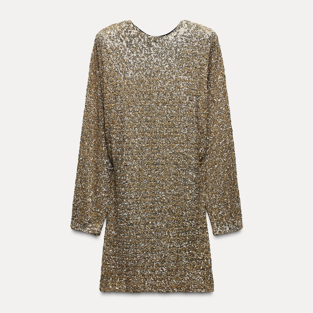 Moudda ZARA - Robe courte pailletée, décolleté dos - Tunisie 1