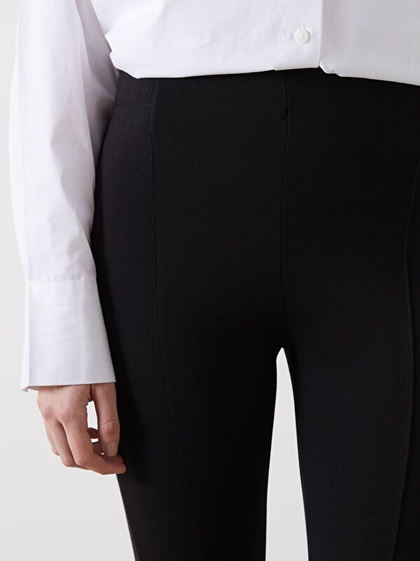 Moudda LC Waikiki - T-shirt en jersey stretch Femme Noir - Tunisie 3