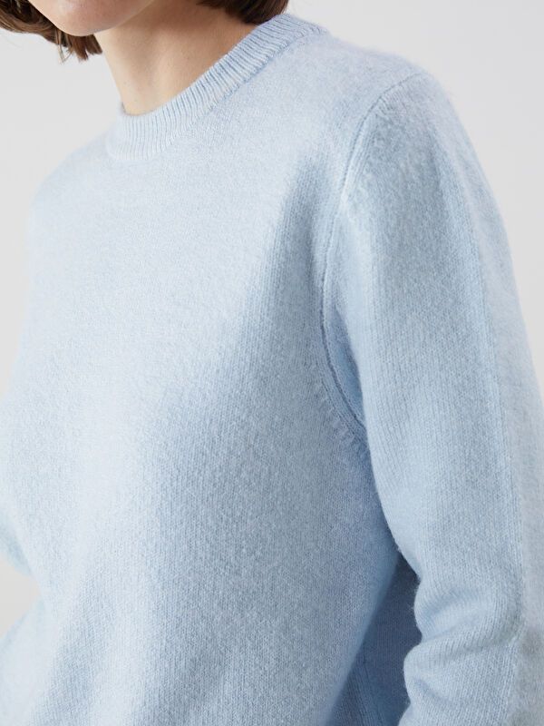 Moudda LC Waikiki - Pull tricot moyen Femme Bleu clair - Tunisie 3