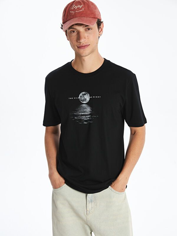 Moudda LC Waikiki - T-shirt imprimé manches courtes en jersey pour Homme - Tunisie 1