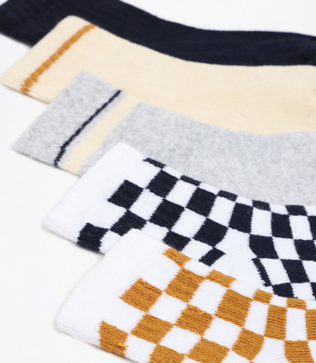 Moudda Lefties - Pack 5 Chaussettes Longues - Carreaux - Tunisie 3