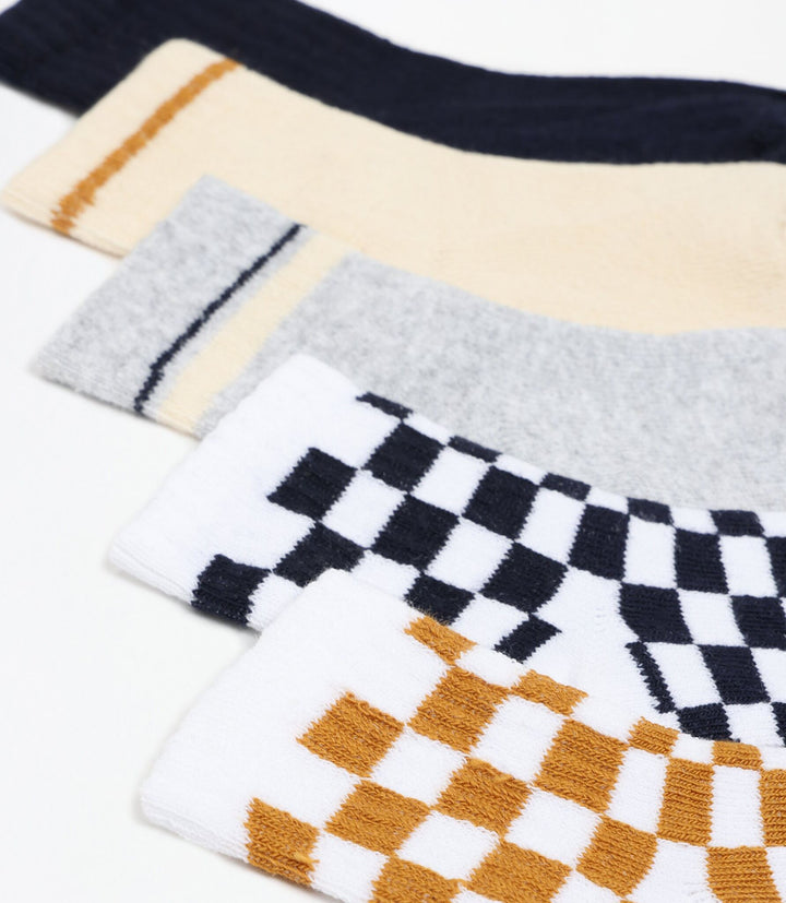 Moudda Lefties - Pack 5 Chaussettes Longues - Carreaux - Tunisie 3