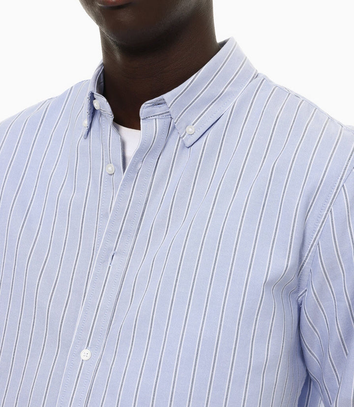Moudda Lefties - Chemise Oxford Basique - Rayures - Tunisie 3