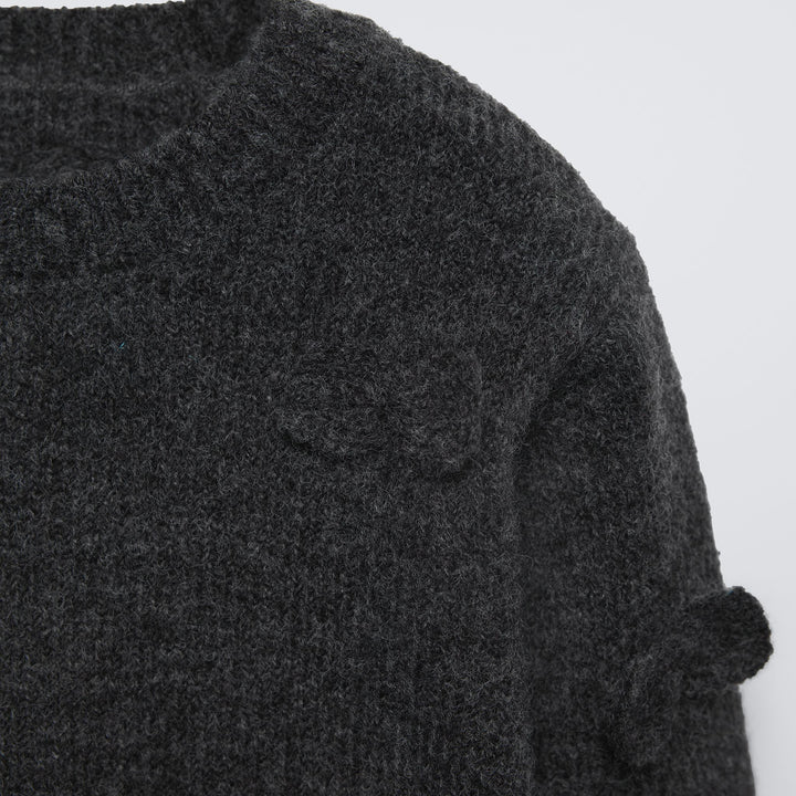 Moudda ZARA - Pull maille enfant nœuds maille - Tunisie 3