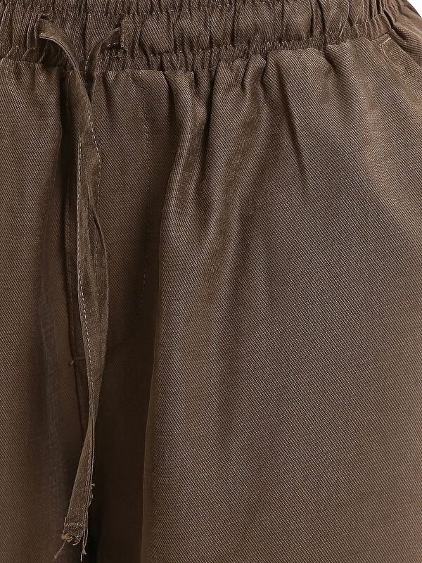 Moudda LC Waikiki - Pantalon tissé fin Femme Kaki - Tunisie 3