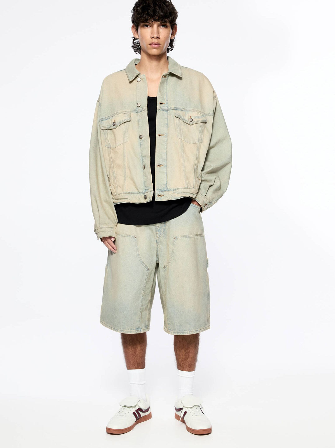 Moudda PULL & BEAR - Bermuda Denim Teinté STWD - Tunisie 5