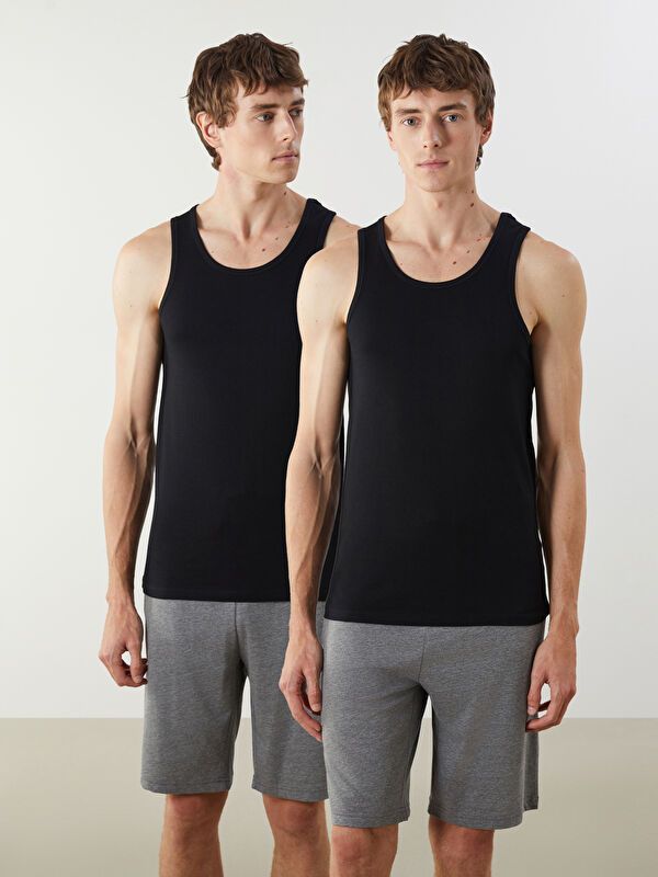 Moudda LC Waikiki - Débardeur sous-vêtements Homme Noir - Tunisie 1