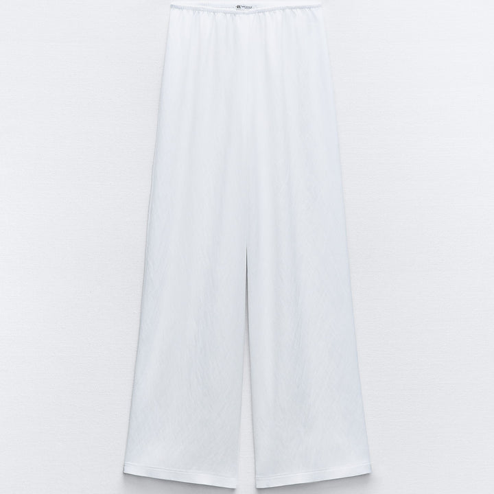Moudda ZARA - Pantalon cordon long droit satin couleur - Tunisie 2