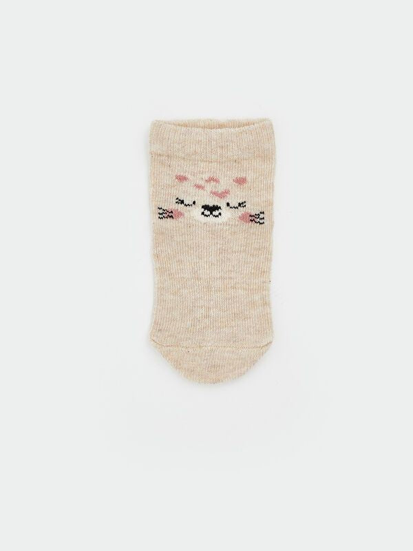 Moudda LC Waikiki - Chaussettes courtes Fille Beige clair - Tunisie 2