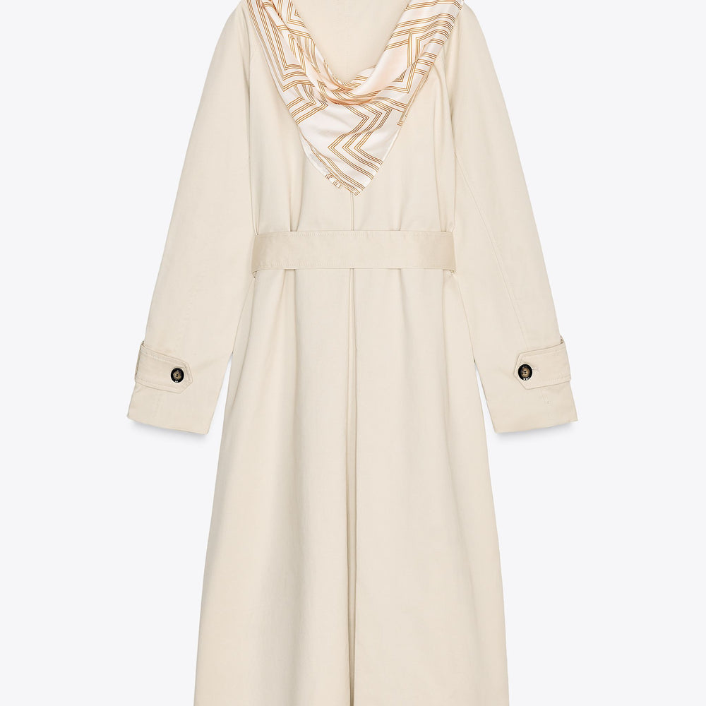Moudda ZARA - Trench Long Coton - Foulard Multi-usage - Tunisie 2