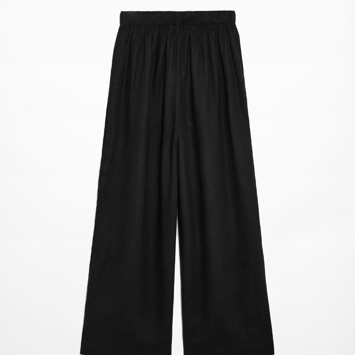 Moudda Oysho - Pantalon 100% Lin avec Ouvertures Latérales Taille Moyenne - Tunisie 4