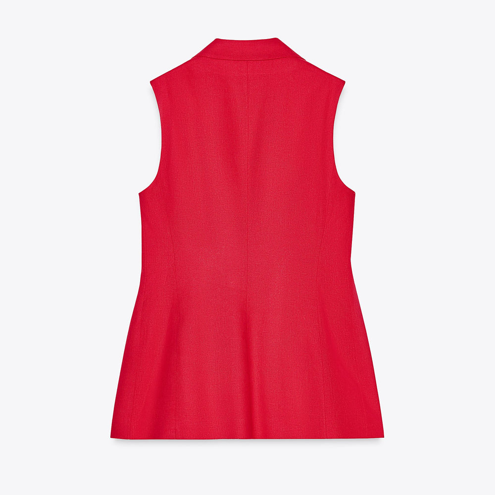 Moudda ZARA - Ensemble Gilet Lin Long - 1 Bouton - Tunisie 2