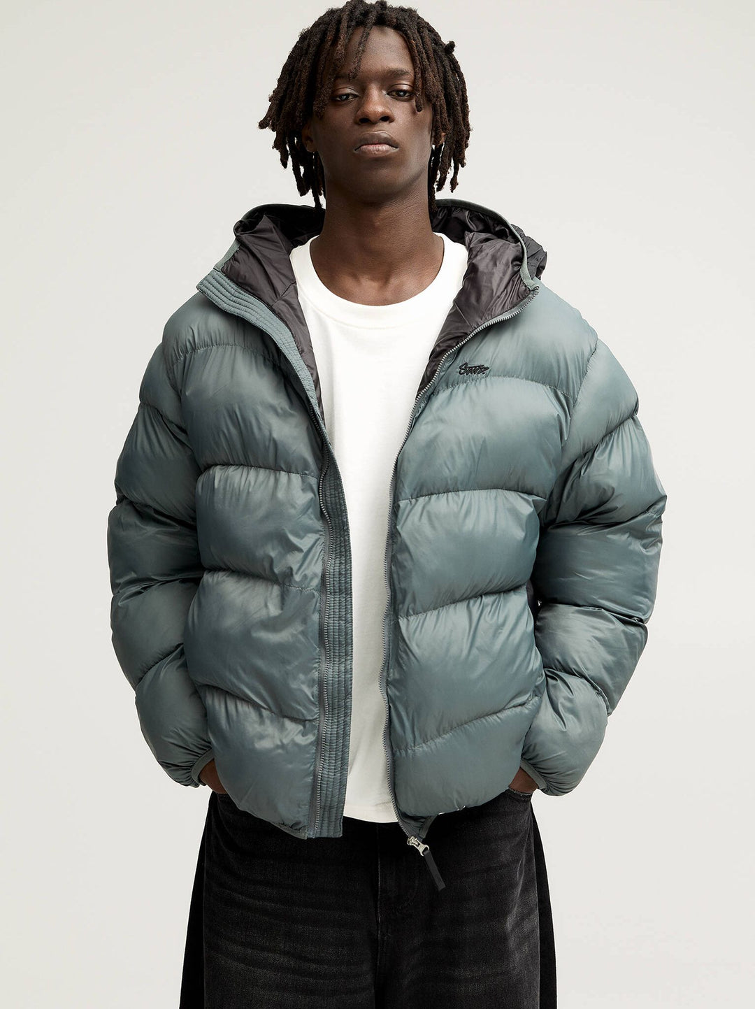 Moudda PULL & BEAR - Light Padding Curve Quilting avec Capuche STWD - Tunisie 4