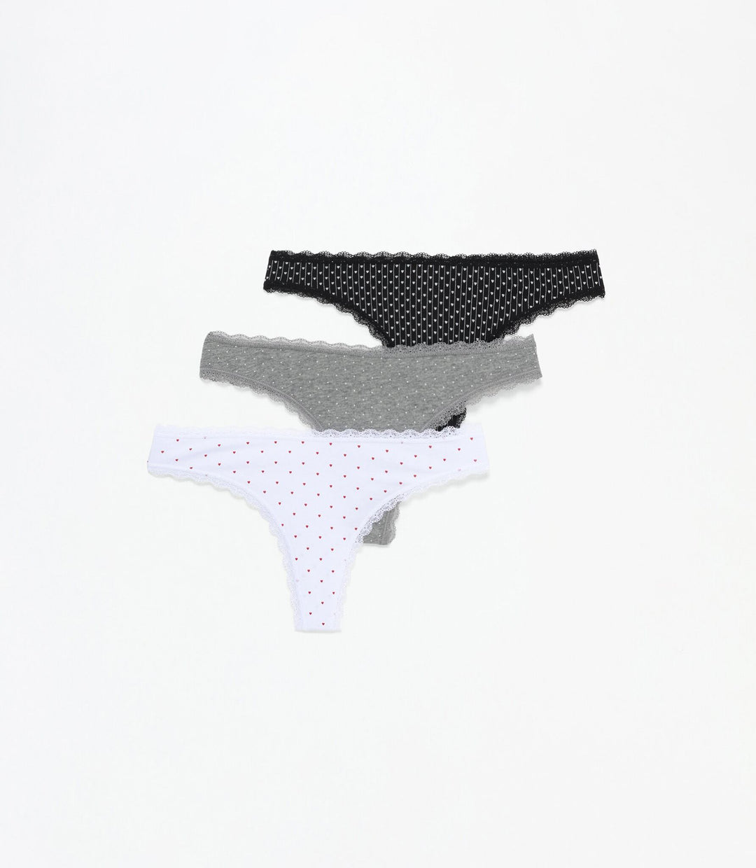 Moudda Lefties - Pack 3 Culottes Brésiliennes - Imprimé Hearty Queen - Tunisie 1