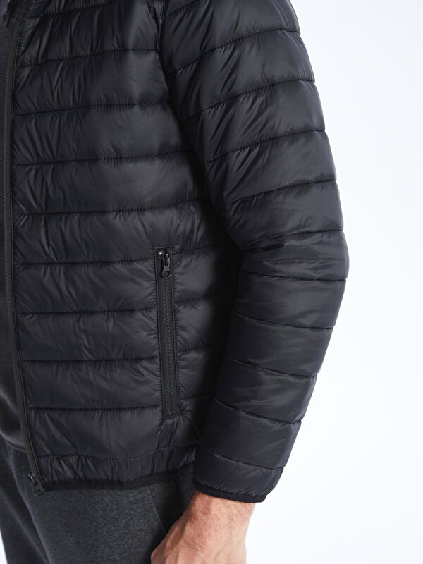 Moudda LC Waikiki - Manteau matelassé léger Homme Noir - Tunisie 4