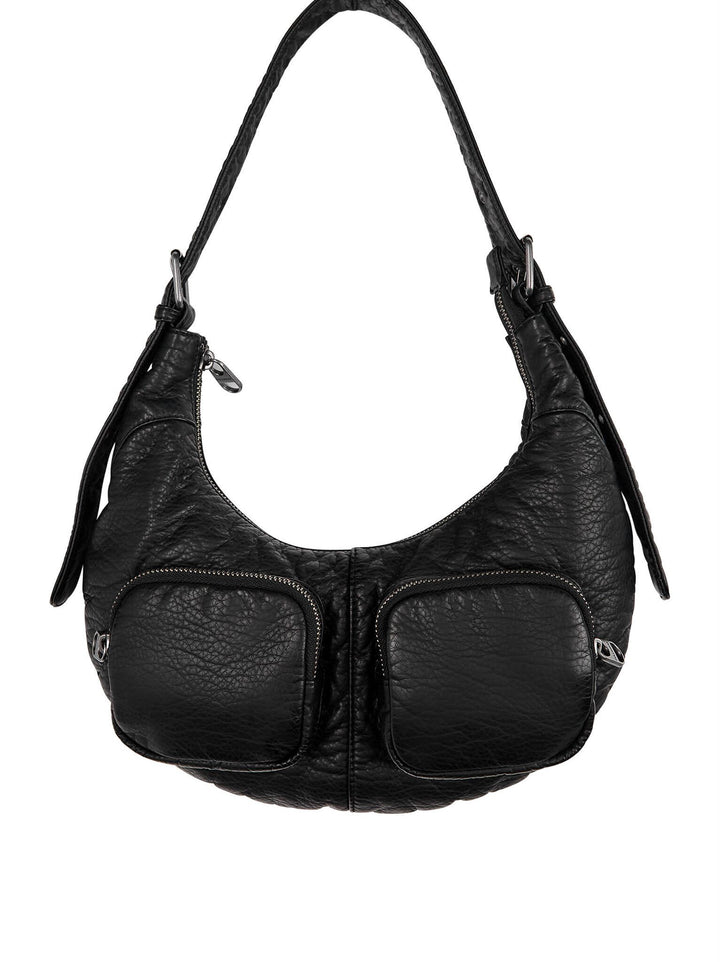 Moudda PULL & BEAR - Sac à Bandoulière Multi-Poche PU Froissé - Tunisie 8
