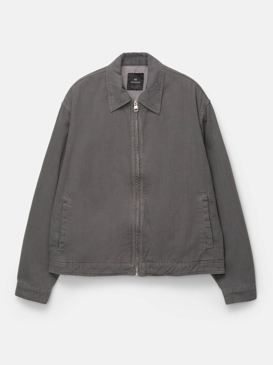 Moudda PULL & BEAR - Veste - New Harrington Coton Lavé - Tunisie 3