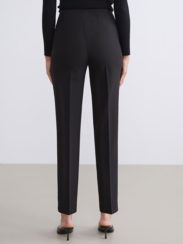 Moudda LC Waikiki - Pantalon tissé moyen Femme Noir - Tunisie 4