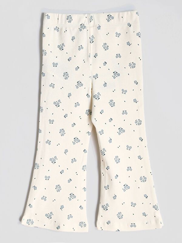 Moudda LC Waikiki - Pack jersey stretch Fille Imprimé écru - Tunisie 5