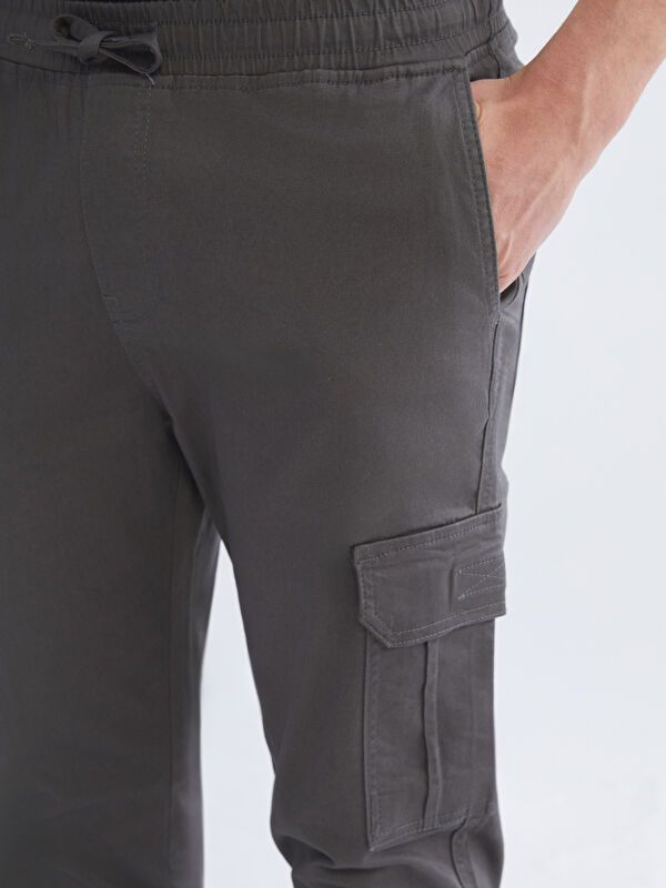 Moudda LC Waikiki - Pantalon cargo tissé Homme Anthracite - Tunisie 3