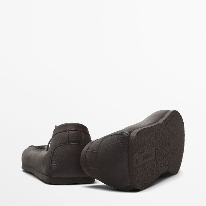 Moudda Massimo Dutti - Chaussure douce bordeaux huilée marron - Tunisie 6
