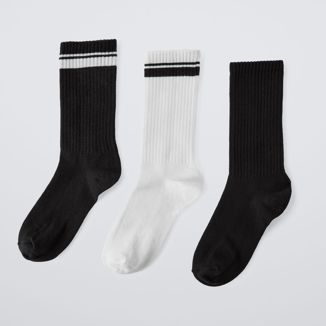 Moudda ZARA - Chaussettes côtelées rayées et unies - Tunisie 3