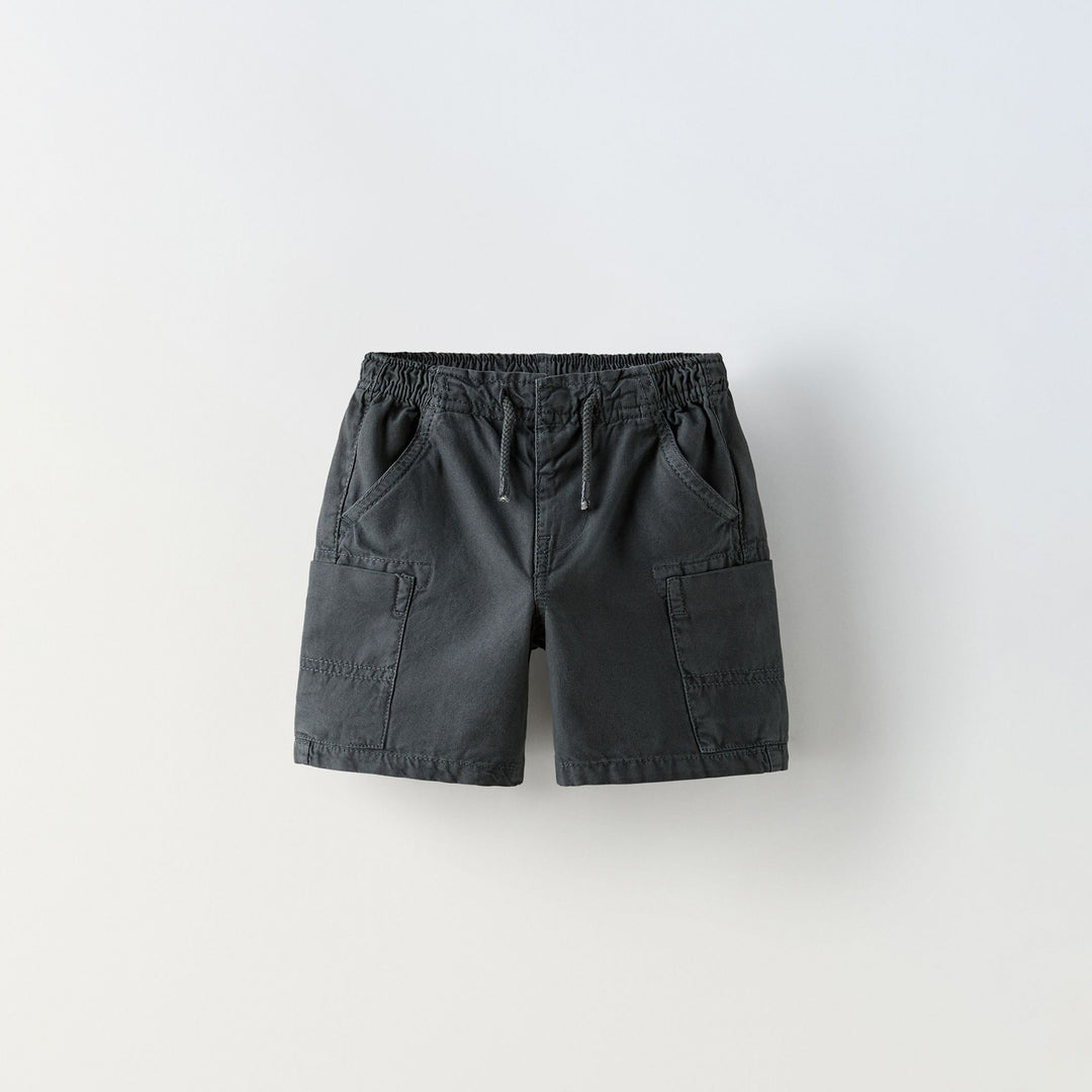 Moudda ZARA - Bermuda enfant en toile, ceinturée cargo - Tunisie 1