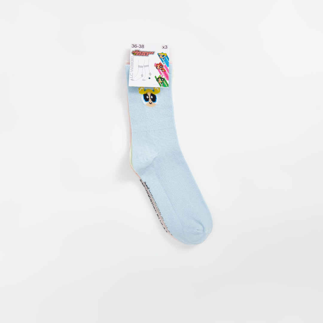 Moudda LC Waikiki - Chaussettes courtes Femme Bleu terne - Tunisie 3
