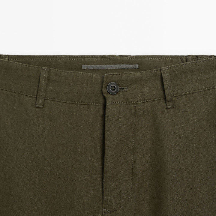 Moudda Massimo Dutti - Pantalon 100 % lin sophistiqué fuselé - Tunisie 6