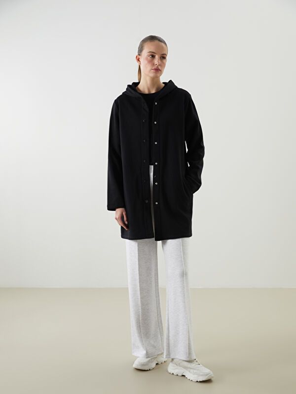 Moudda LC Waikiki - Cardigan jersey Femme Noir - Tunisie 2