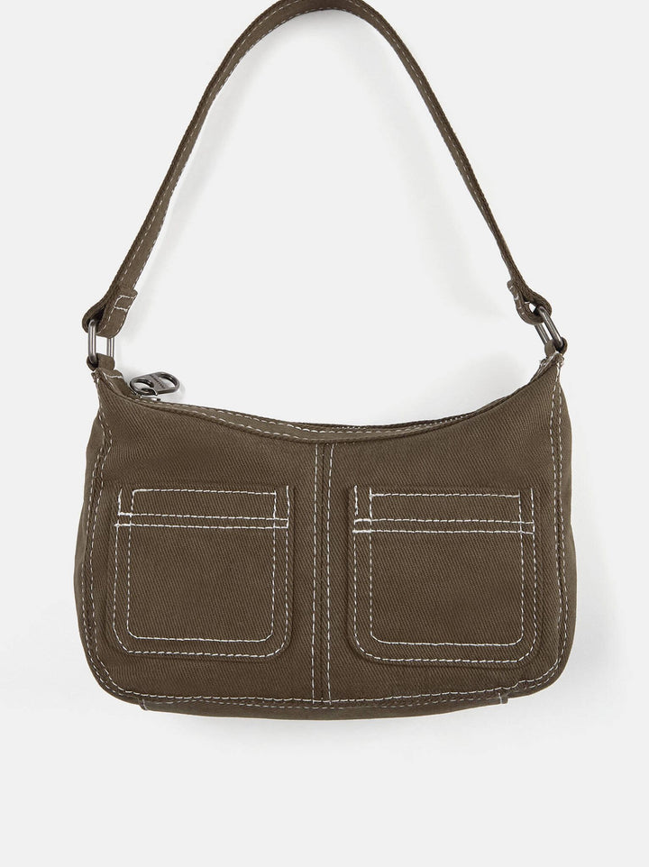 Moudda PULL & BEAR - Sac à Bandoulière Canvas Poche - Tunisie 5