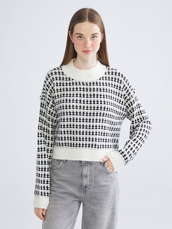 Moudda LC Waikiki - Pull en tricot Femme Noir - Tunisie 1