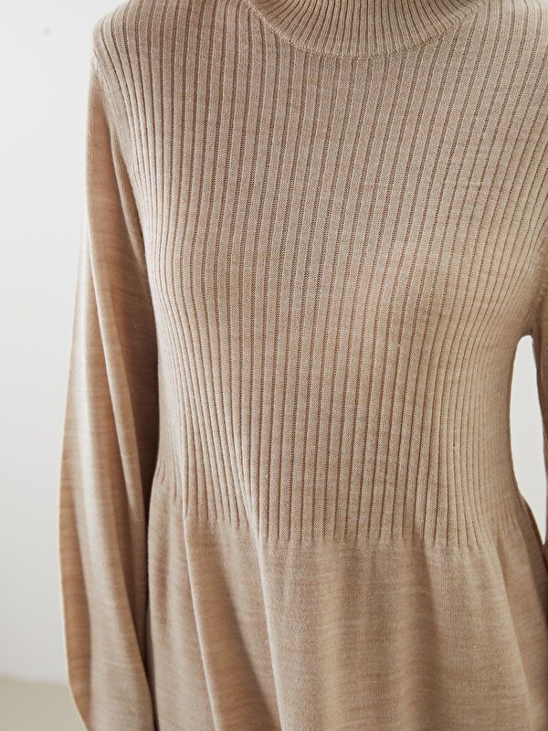 Moudda LC Waikiki - Robe tricot Femme Mélange beige - Tunisie 3