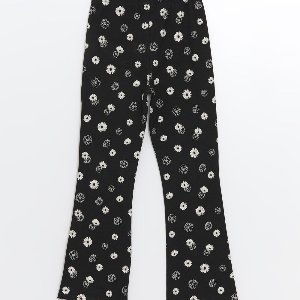 Moudda LC Waikiki - T-shirt en jersey stretch Fille Imprimé noir 2 - Tunisie 2