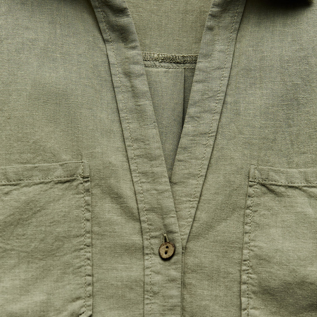 Moudda ZARA - Chemise Lin et Viscose Manches Courtes - Tunisie 4