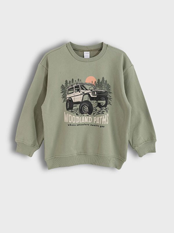 Moudda LC Waikiki - Ensemble en jersey manches courtes Garçon Vert terne - Tunisie 2