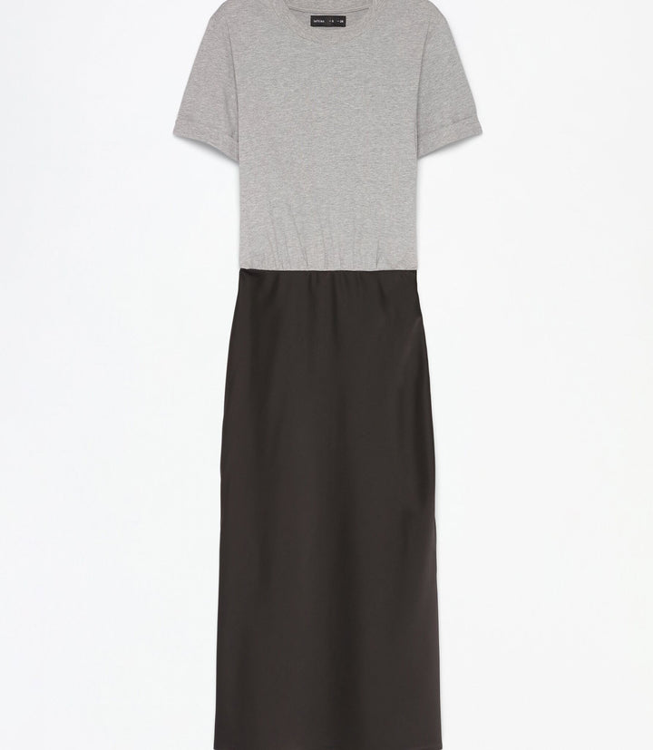 Moudda Lefties - Robe Midi - Satin Combiné - Tunisie 1